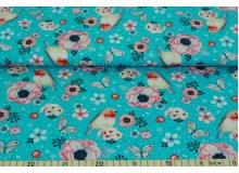 Baumwolle Rotkehlchen rosa